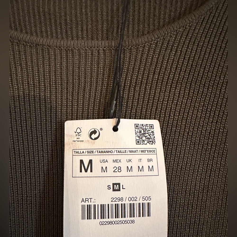 Zara knit midi dress - Picture 7 of 9